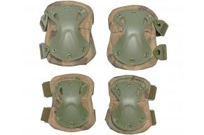 Защитный комплект Anbison Sports SWAT X-Cap (Мох, AS-PG0021AF, наколенники, налокотники)