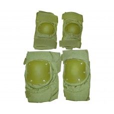 Защитный комплект Anbison Sports SWAT (green, AS-PG0023OD, наколенники, налокотники)