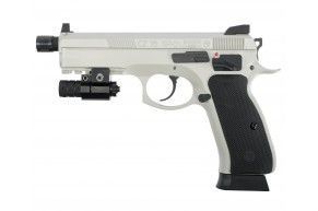 Страйкбольный пистолет KJW CZ-75 SP-01 Shadow (6 мм, GBB, Green Gas, UGSR)