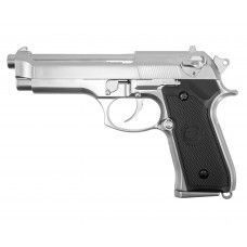 Страйкбольный пистолет WE Beretta M92F (6 мм, GBB, Gas, хром)