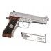 Страйкбольный пистолет WE Beretta M92F Samurai Edge BioHazard (6 мм, GBB, Gas, хром)
