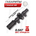 Оптический прицел T-Eagle MR 1-10x24 IR-US SFP (30 мм, подсветка)