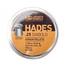 Пули пневматические JSB Hades Diabolo 6.35 мм (1.72 г, 300 шт)
