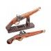 Макеты кремниевых пистолетов Denix D7/2-1196L (2 шт, латунь, Англия, XVIII век)