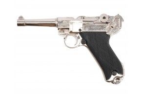 Макет пистолета Denix D7/8143 Luger P08 (ММГ, Германия, 1898 г, никель)