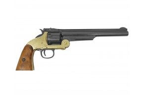 Макет револьвера Denix Smith & Wesson Schofield D7/1008L (латунь, 1870 г, США)