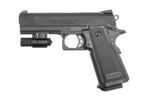 Страйкбольный пистолет Tokyo Marui Colt 1911 Hi-Capa 4.3 Tactical Custom (6 мм, GBB, черный)