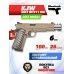 Страйкбольный пистолет KJW Colt M1911 FDE (6 мм, M45A1, удлиненный, KP-16.CO2)
