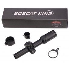 Оптический прицел Bobcat King HD 1-6x24 IR (30 мм, подсветка, Крест)