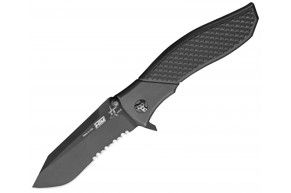 Нож складной HTM Greg Lightfoot Bullwhip (HT/MHGLBWASDSN_21, серрейтор)