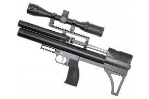 Пневматическая винтовка Dobermann Alfa Буллпап 4.5 мм (250 мм, полигональные нарезы, передний взвод)