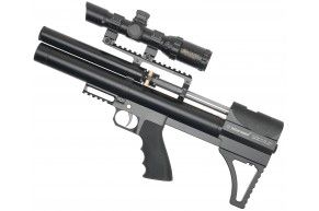 Пневматическая винтовка Dobermann Alfa Буллпап 5.5 мм (250 мм, полигональные нарезы, передний взвод)