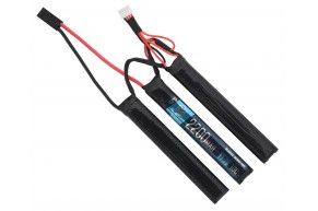 Аккумулятор BlueMAX Li-Po 11.1V 2200mAh 15C Nunchuck 3x (102x20x12 мм, Mini Tamiya)