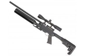 Пневматическая винтовка Kuzey K90 5.5 мм (пластик, телескопический приклад)