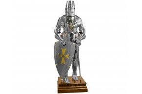 Доспехи рыцарские Art-Gladius AG/705 (Тамплиеров, 190 см, никель)