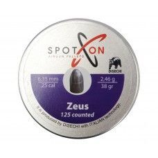 Пули пневматические Spoton Zeus 6.35 мм (2.46 г, 125 шт)