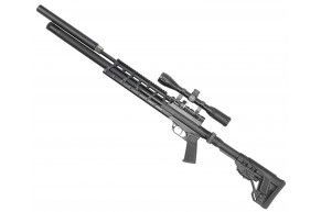 Пневматическая винтовка Jager SPR Карабин 6.35 мм (590 мм, металлическая, складная, APP)