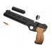 Пневматический пистолет KrugerGun Корсар 6.35 мм (D32, 240 мм, манометр, прямоток, дерево)