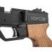 Пневматический пистолет KrugerGun Корсар 6.35 мм (d32, 240 мм, манометр, приклад, прямоток, дерево)