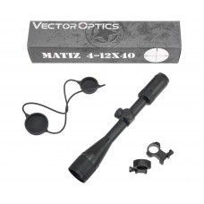Оптический прицел Vector Optics Matiz 4-12x40 AO SFP (22LR Rimfire, 25.4 мм)