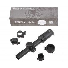 Оптический прицел Vector Optics Grizzly 1-4x24 SFP IR (German 4, 30 мм, подсветка)