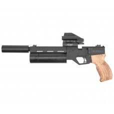 Пневматический пистолет Krugergun Корсар 6.35 мм (180 мм, прямоток, d42, дерево, с манометром)