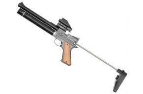 Пневматический пистолет ZR Arms PP750 4.5 мм (РСР, пластик, складной приклад)