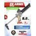 Пневматический пистолет ZR Arms PP750 5.5 мм (приклад, PCP)