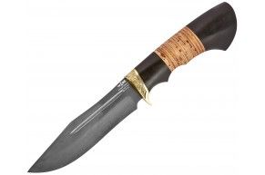 Нож нескладной Ножемир Дежнев (1470, булат, береста)