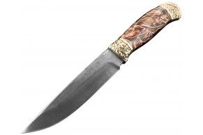 Нож фиксированный Ножемир Варан (4682, булат, дуб)