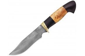 Нож нескладной Ножемир Скала (3975, булат, карельская береза)