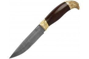 Нож нескладной Ножемир Варан (7000, дамаск, граб)