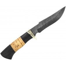 Нож фиксированный Ножемир Кардинал (2380, дамаск, береста)