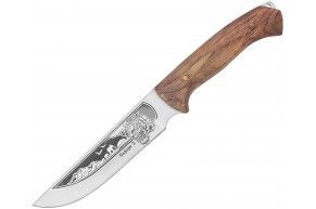 Нож нескладной Кизляр Сафари2-ЦМ (6623, 65X13, орех)