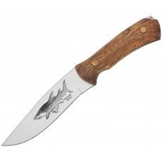 Нож нескладной Кизляр Акула1-ЦМ (2512, 65X13, орех)