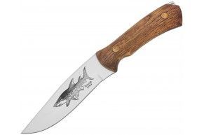 Нож нескладной Кизляр Акула1-ЦМ (2512, 65X13, орех)