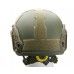 Баллистический шлем Арсенал Fast (олива, NIJ IIIA, безухий, подвес Wendy)