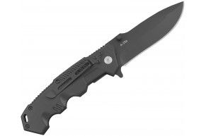Нож складной Ножемир Четкий Расклад A-296 (сталь 440, черный)