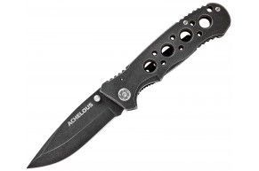Нож складной Ножемир Четкий Расклад Achelous A-140 (сталь 440, черный)