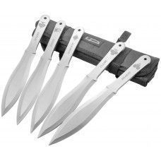 Набор метательных ножей Ножемир Карточные Масти M-131SM (40Х13, 5 шт, чехол-сверток)