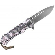 Нож складной Ножемир Четкий Расклад A-255 (сталь 440, паракорд, камуфляж)