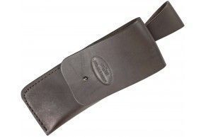 Чехол для складного ножа Ножемир Довод ЧДС 17 (коричневый, кожа, подвес, для ножей 180 мм)