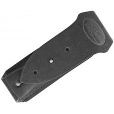 Чехол для складного ножа Ножемир ЧДС 20 (черный, кожа, для ножей 152 мм, клапан с регулировкой)