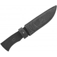 Чехол для ножа Ножемир 5 (черный, кожа, клинок 140-145 мм)