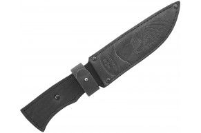 Чехол для ножа Ножемир 5 (черный, кожа, клинок 140-145 мм)