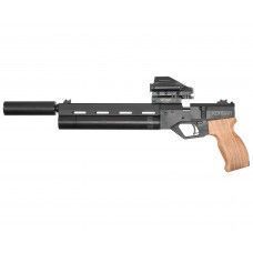 Пневматический пистолет Krugergun Корсар 5.5 мм (240 мм, дерево, D32, с манометром, прямоток)