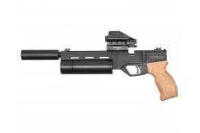Пневматический пистолет Krugergun Корсар 5.5 мм (180 мм, дерево, F42, с манометром, прямоток)