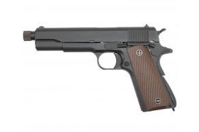 Уценка Страйкбольный пистолет KJW Colt M1911A1 (6 мм, GBB, Gas, удлиненный ствол)