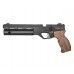 Пневматический пистолет KrugerGun Корсар 6.35 мм (D32, 180 мм, манометр, прямоток, с прикладом, дерево)
