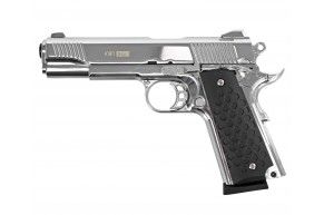 Сигнальный пистолет Курс-С К1911 5.5 мм (10ТК, Colt 1911, хром)